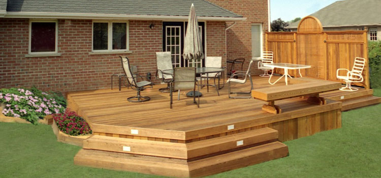 Cedar Composite Decking in Toluca Lake, CA