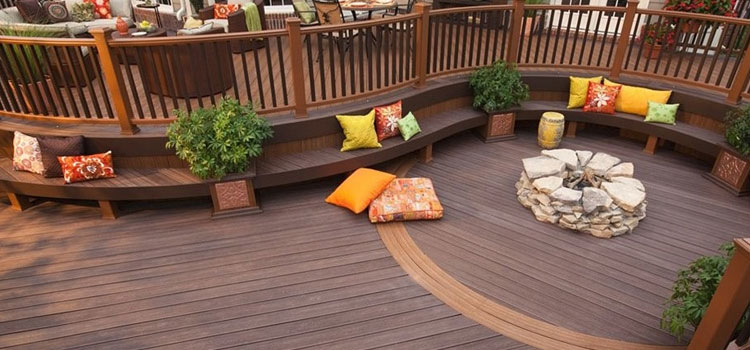 Gray TREX Decking in Toluca Lake, CA