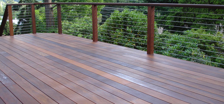 Installing IPE Decking in Toluca Lake, CA